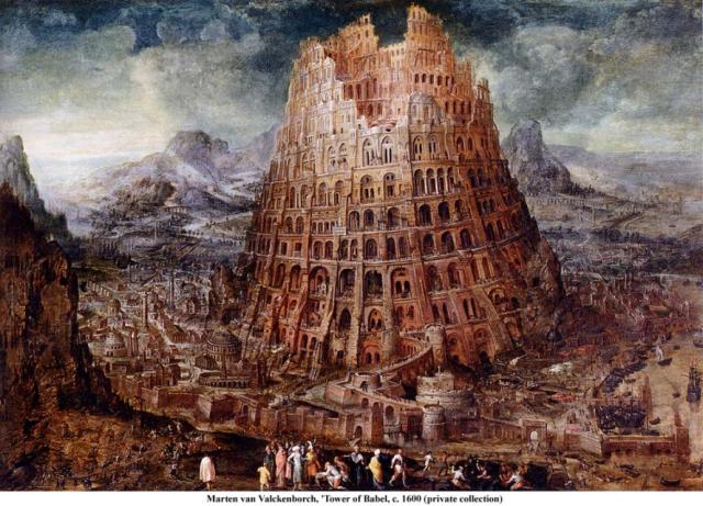 Marten van Valckenborch Tower of Babel