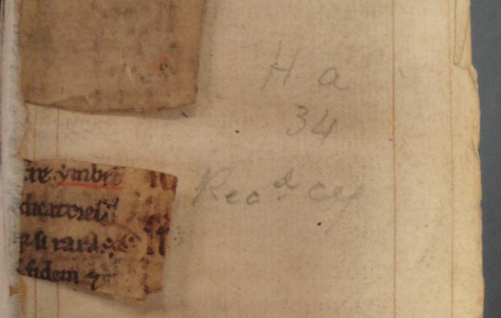 Colchester Harsnett H.a.34 front recto